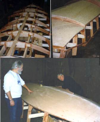 Miss Conception is being built at John Ford's School of Wooden Boat Building in Union Springs New York
